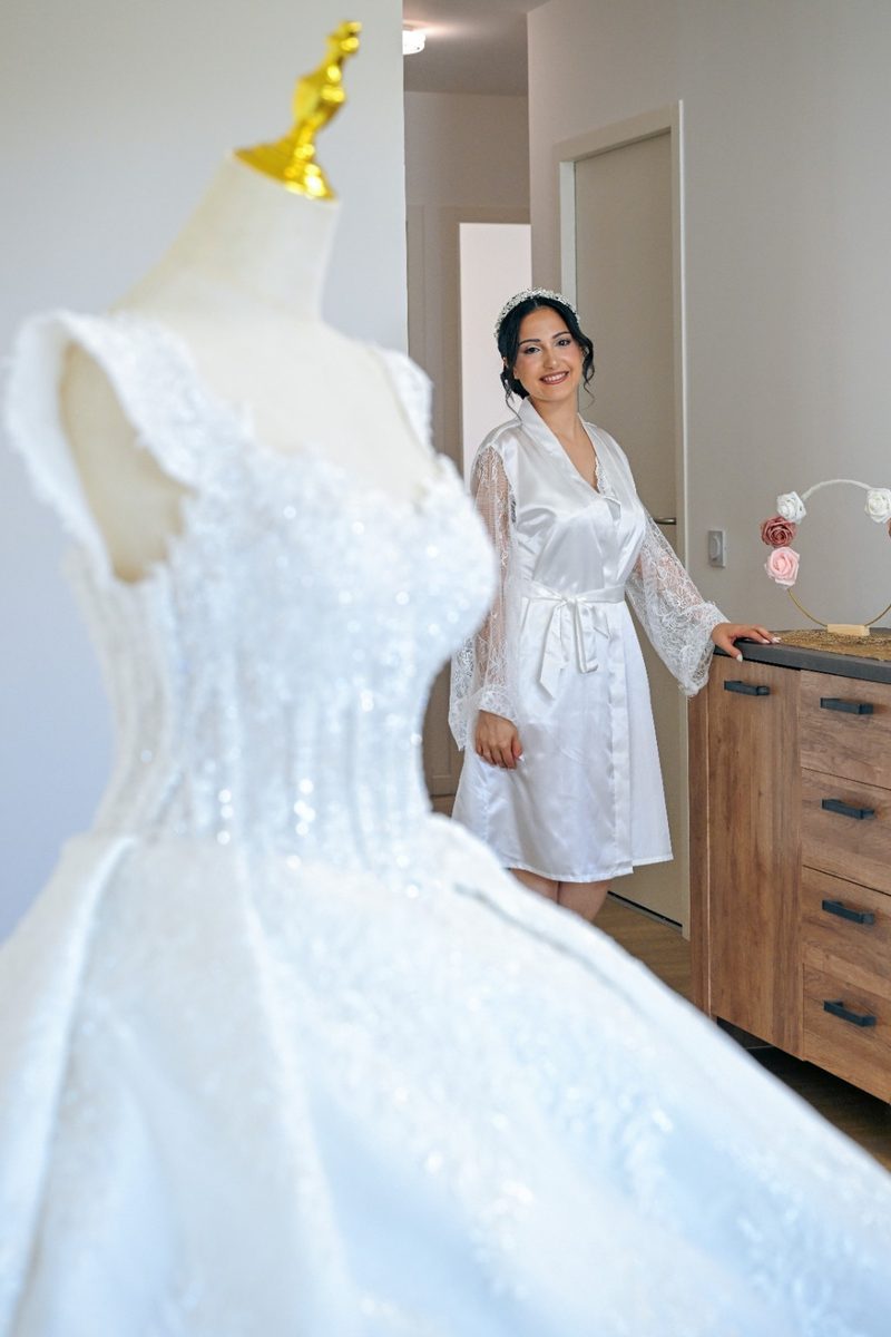 Préparatifs de la mariée